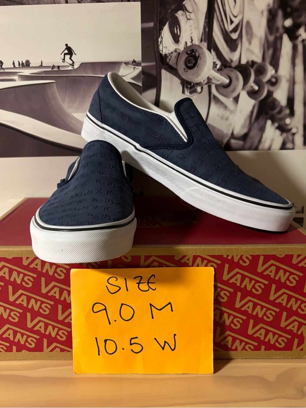 Vans Classic Slip On sz 9.0 Men’s 10.5 Woman